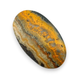 Jaspis trzmieli kaboszon 32x18 mm nr 98