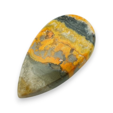 Jaspis trzmieli kaboszon 36x19 mm nr 109