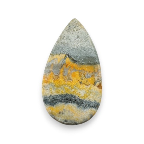 Jaspis trzmieli kaboszon 36x19 mm nr 109