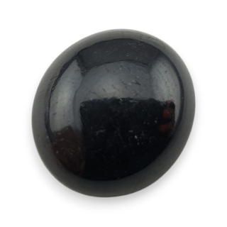 Black tourmaline cabochon 20x18 mm no 413