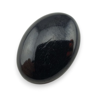 Czarny turmalin kaboszon 21x15 mm nr 388