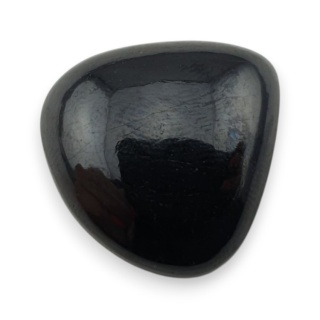 Black tourmaline cabochon 22x21 mm no 436