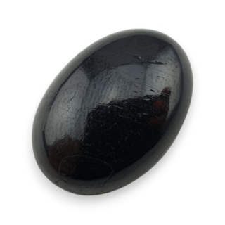 Black tourmaline cabochon 23x16 mm no 418
