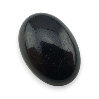 Czarny turmalin kaboszon 23x16 mm nr 418