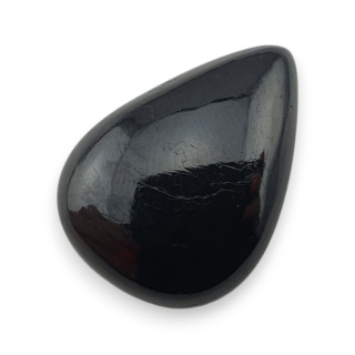 Black tourmaline cabochon 23x17 mm no 406