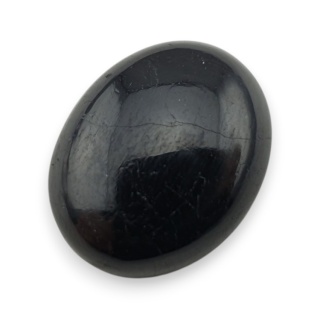 Black tourmaline cabochon 23x18 mm no 335