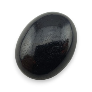 Black tourmaline cabochon 23x18 mm no 346
