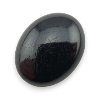 Black tourmaline cabochon 23x18 mm no 410