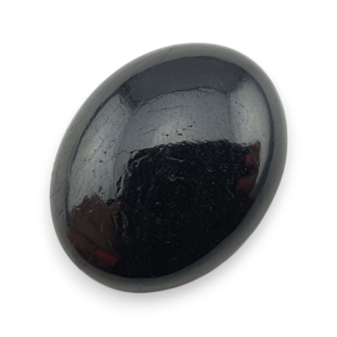 Black tourmaline cabochon 23x18 mm no 410