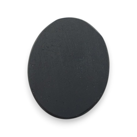 Black tourmaline cabochon 23x18 mm no 410