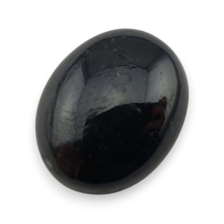 Black tourmaline cabochon 23x19 mm no 386