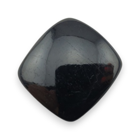 Black tourmaline cabochon 23x22 mm no 433