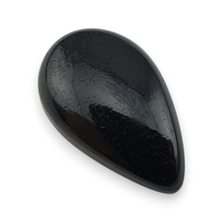 Czarny turmalin kaboszon 24x15 mm nr 338