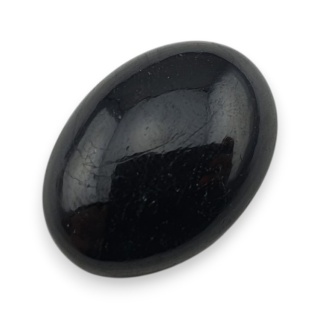 Black tourmaline cabochon 24x17 mm no 381