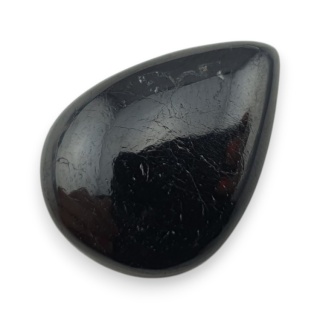 Black tourmaline cabochon 24x18 mm no 407