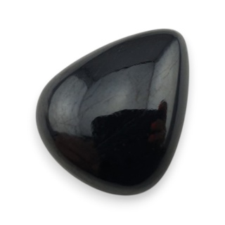 Black tourmaline cabochon 24x20 mm no 422
