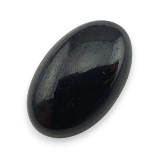 Black tourmaline cabochon 25x16 mm no 394