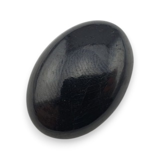 Black tourmaline cabochon 25x18 mm no 312