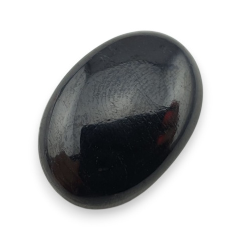 Black tourmaline cabochon 25x18 mm no 344