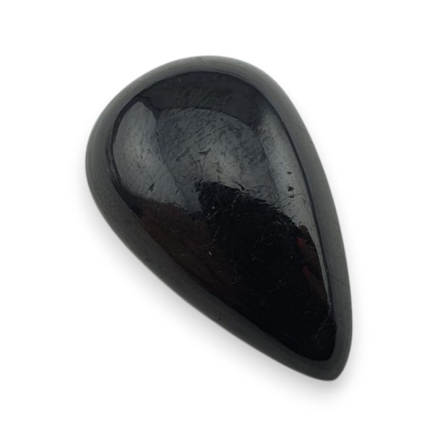 Czarny turmalin kaboszon 26x16 mm nr 328