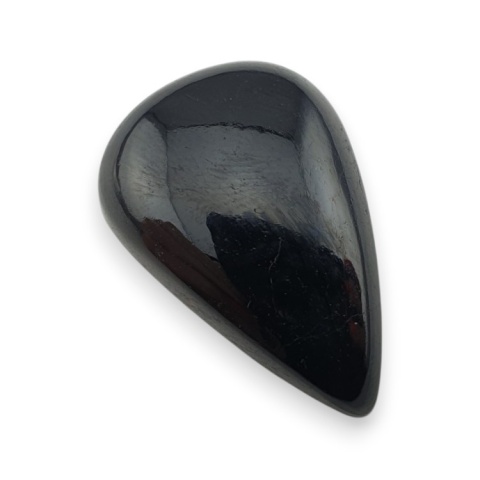 Black tourmaline cabochon 27x18 mm no 419