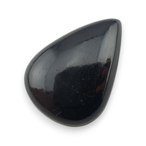 Black tourmaline cabochon 27x19 mm no 405