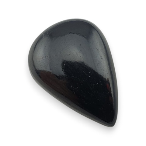 Black tourmaline cabochon 27x19 mm no 405