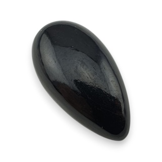 Czarny turmalin kaboszon 28x15 mm nr 356