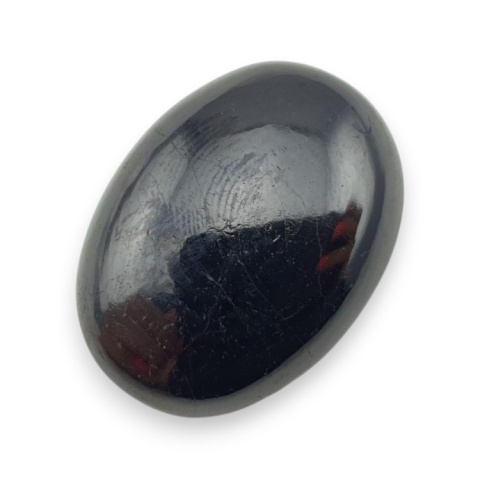 Black tourmaline cabochon 29x21 mm no 414