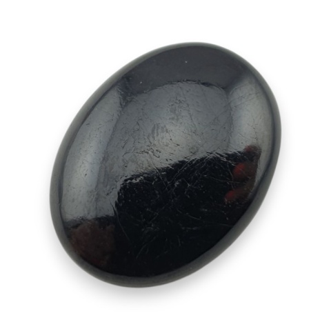 Black tourmaline cabochon 29x22 mm no 431