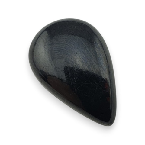 Black tourmaline cabochon 30x20 mm no 303