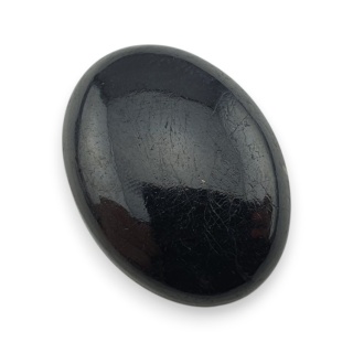 Czarny turmalin kaboszon 30x23 mm nr 324