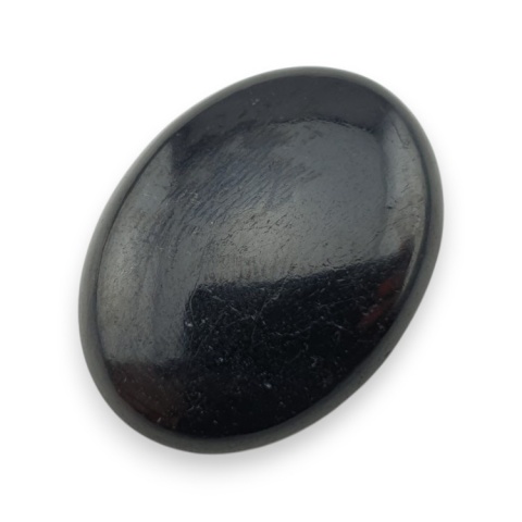 Black tourmaline cabochon 31x23 mm no 409