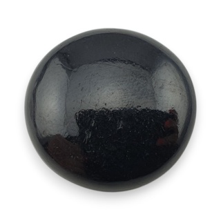 Czarny turmalin kaboszon fi 21 mm nr 315