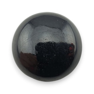 Czarny turmalin kaboszon fi 21 mm nr 447