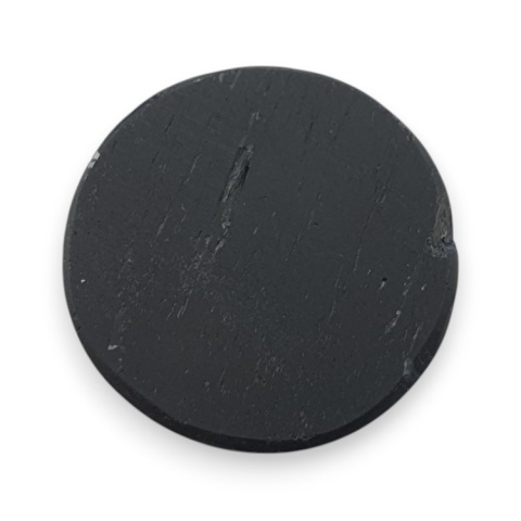 Black tourmaline cabochon fi 21x mm no 447