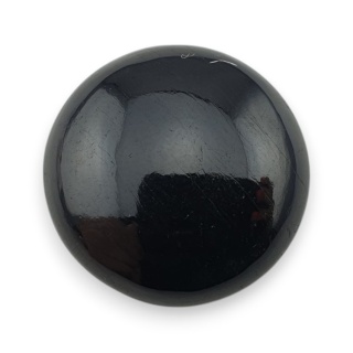 Czarny turmalin kaboszon fi 24 mm nr 330