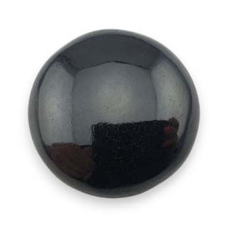 Czarny turmalin kaboszon fi 26 mm nr 380