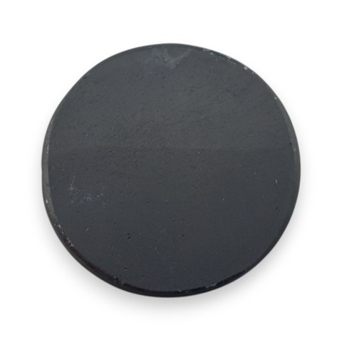 Black tourmaline cabochon fi 26x mm no 380