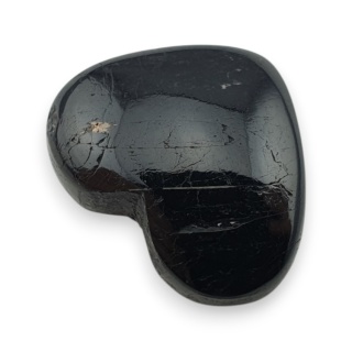 Czarny turmalin kaboszon serce 23x19 mm nr 110