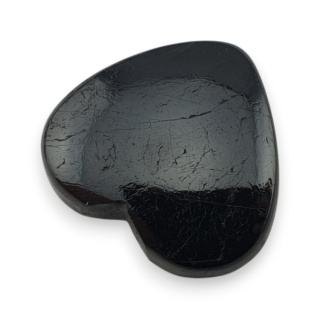 Czarny turmalin kaboszon serce 23x22 mm nr 109