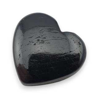 Czarny turmalin kaboszon serce 23x22 mm nr 125