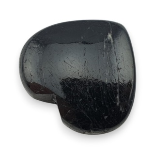 Czarny turmalin kaboszon serce 25x23 mm nr 127