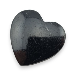 Czarny turmalin kaboszon serce 25x24 mm nr 102