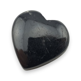 Czarny turmalin kaboszon serce 25x24 mm nr 94