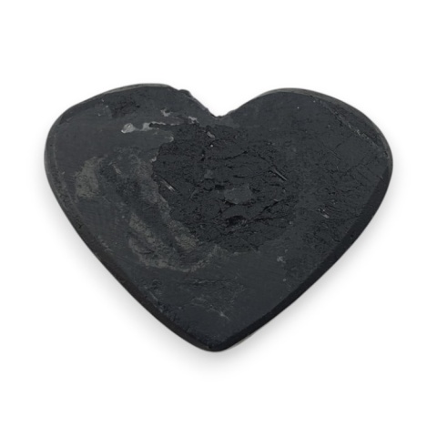 Czarny turmalin kaboszon serce 26x21 mm nr 115
