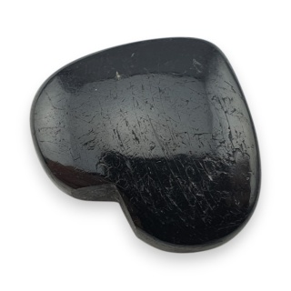 Czarny turmalin kaboszon serce 28x24 mm nr 118