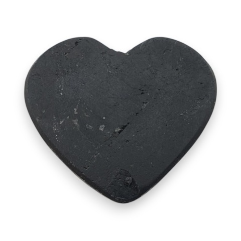 Black tourmaline heart cabochon 29x26 mm no 104