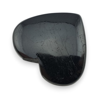 Czarny turmalin kaboszon serce 29x26 mm nr 108