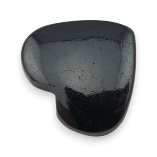 Czarny turmalin kaboszon serce 29x26 mm nr 112